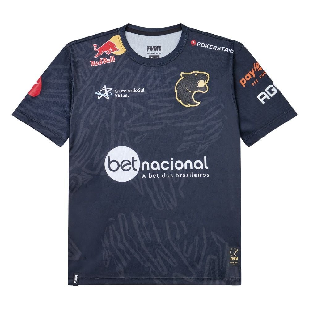 Uniforme Furia Oficial Future Is Black Preta