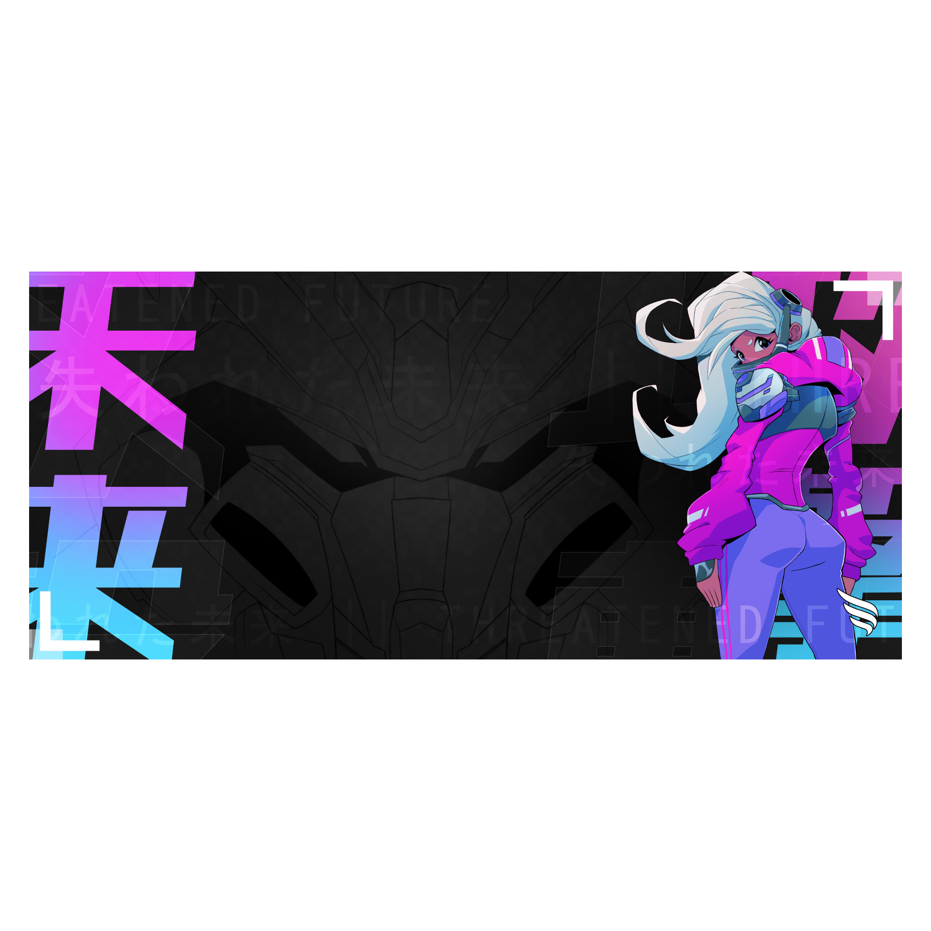 Mousepad Gamer Fallen Lost Future - Estendido | Fallen Store